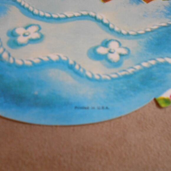 Vintage Easter Die-Cut Ducklings in Eggs Duck 12" x 14" Spring - Picture 5 of 6